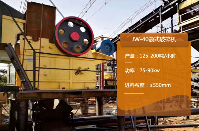 JW-40鄂破，JW-40颚式粗碎机